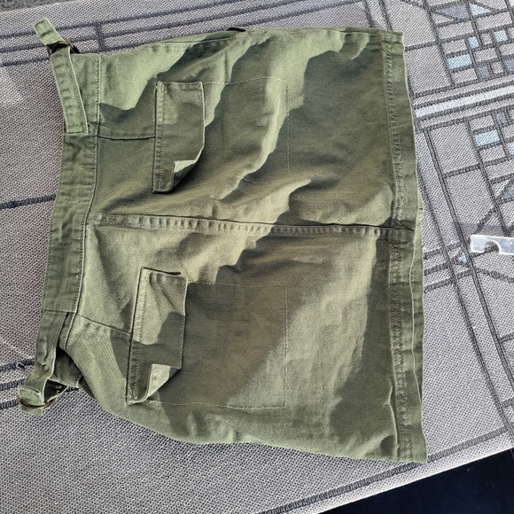 Olive Adjustable Waist Denim Mini Skirt 28 - Picture 10 of 10